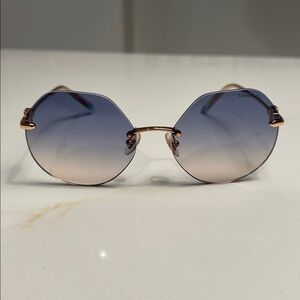 Tiffany & Co. Blue and Gold Sunglasses (TF3077)